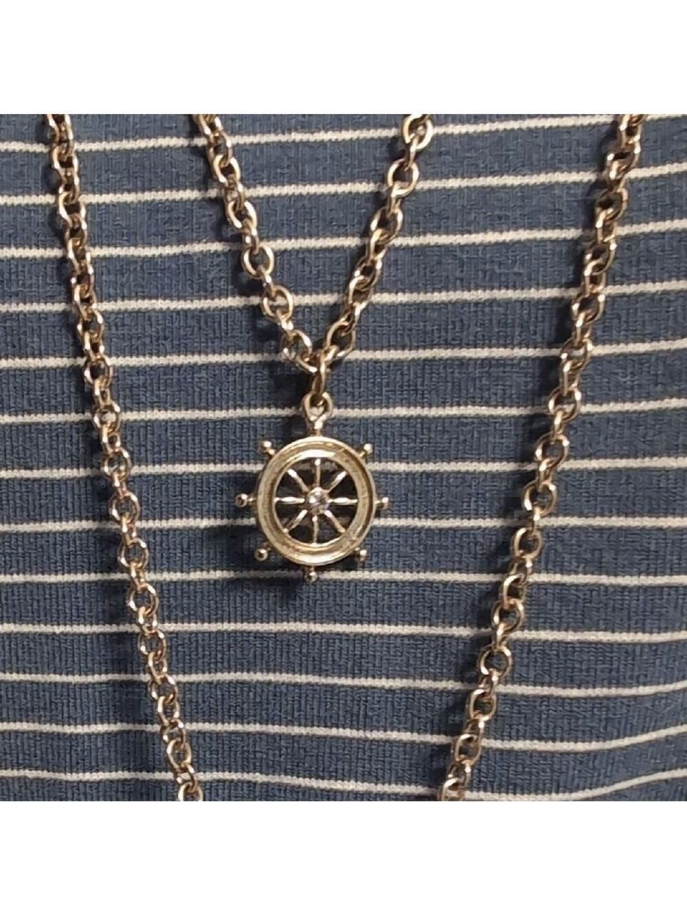 Charming Charlie Nautical Necklace with Tassel - Picture 3 of 7
